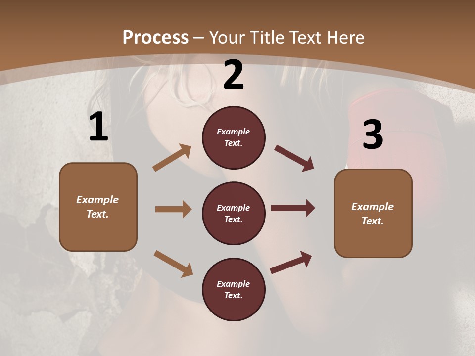 Movement Female Girl PowerPoint Template