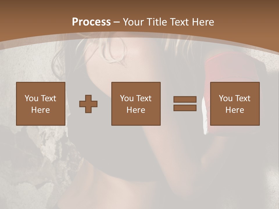 Movement Female Girl PowerPoint Template