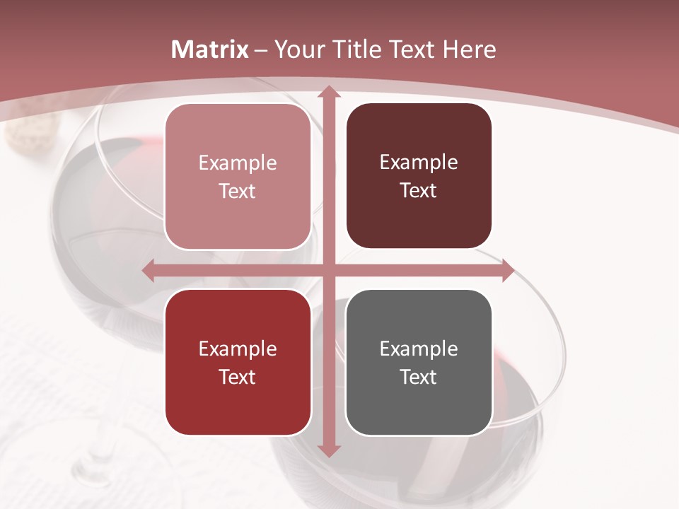 Wine White Corks PowerPoint Template