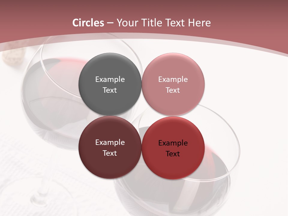 Wine White Corks PowerPoint Template