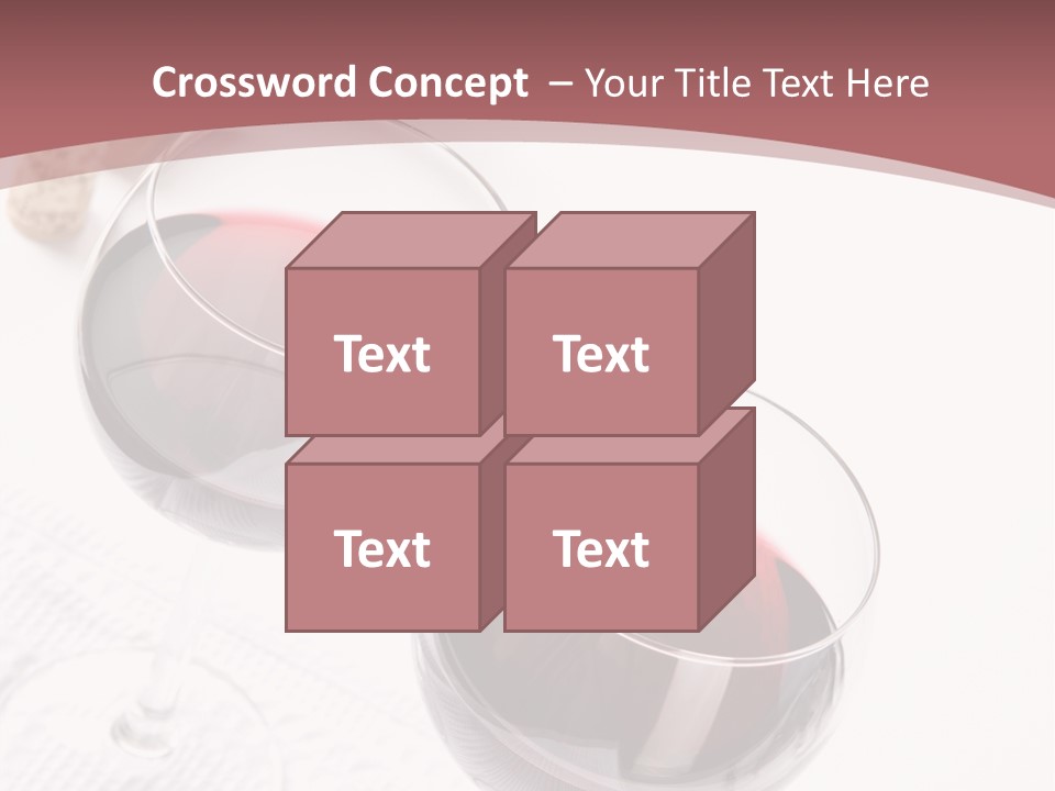 Wine White Corks PowerPoint Template