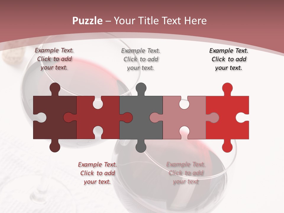 Wine White Corks PowerPoint Template