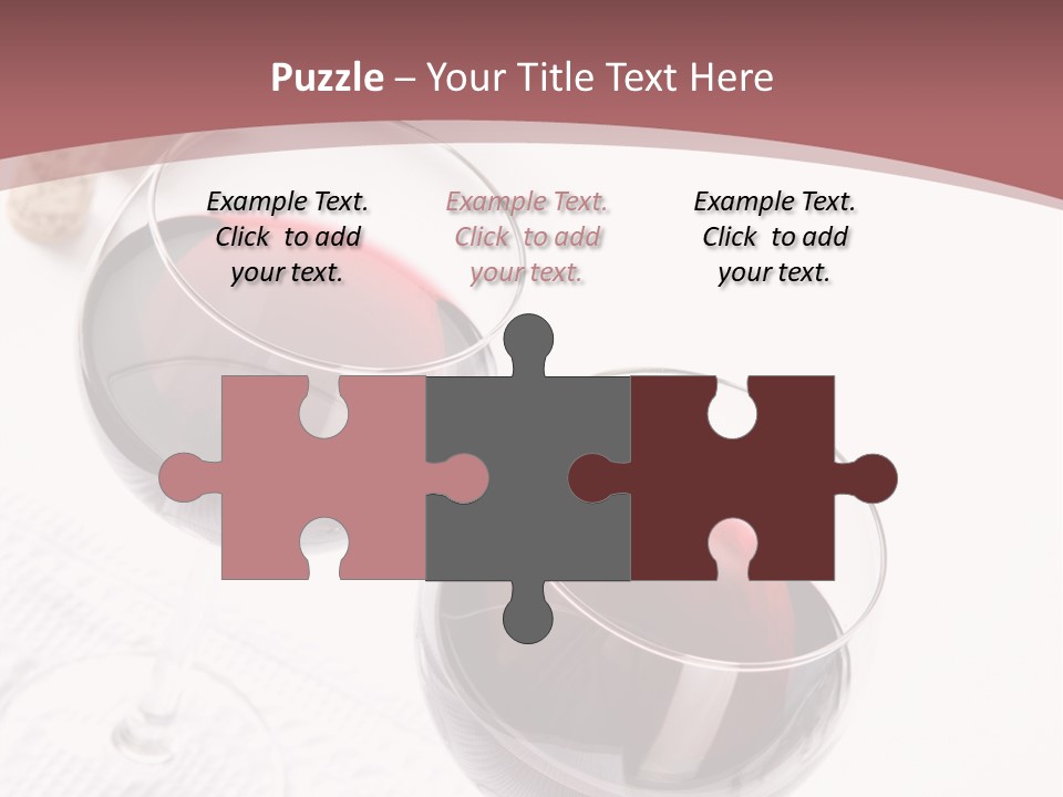 Wine White Corks PowerPoint Template