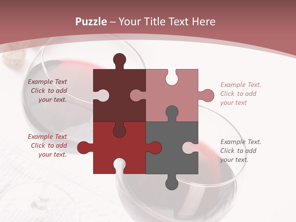 Wine White Corks PowerPoint Template