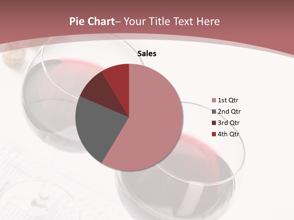 Wine White Corks PowerPoint Template