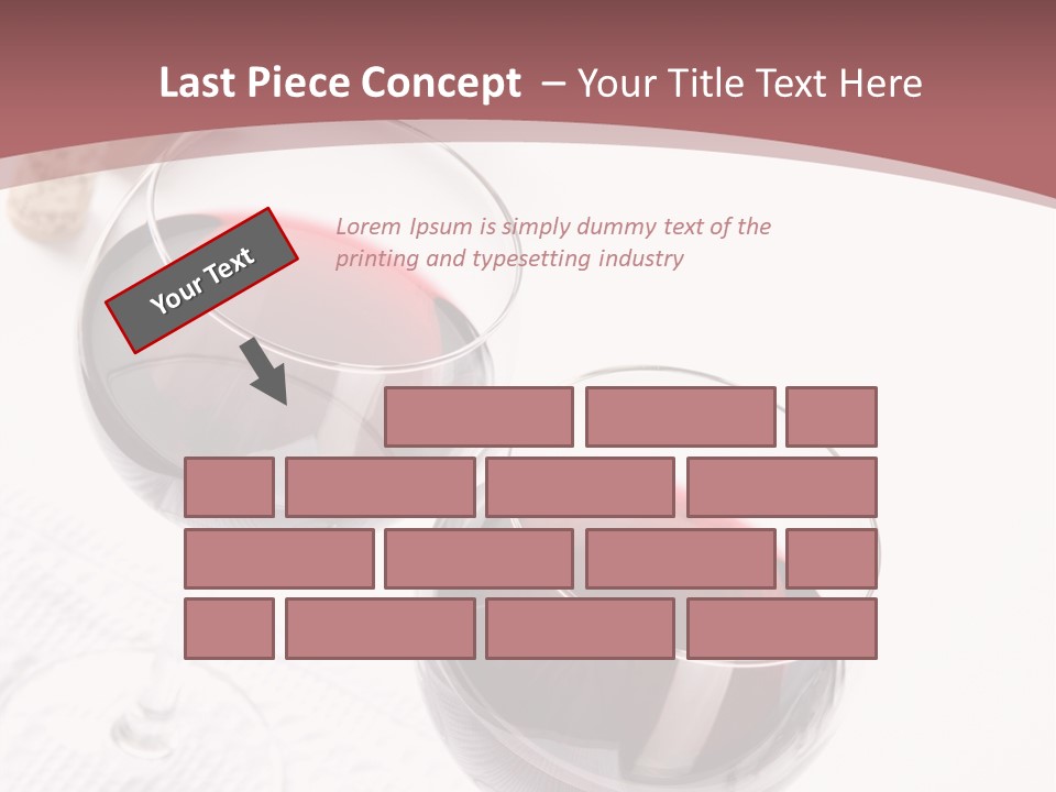 Wine White Corks PowerPoint Template