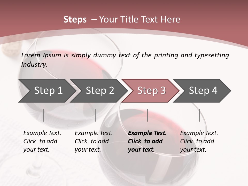 Wine White Corks PowerPoint Template