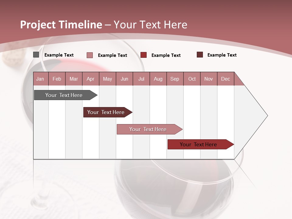 Wine White Corks PowerPoint Template