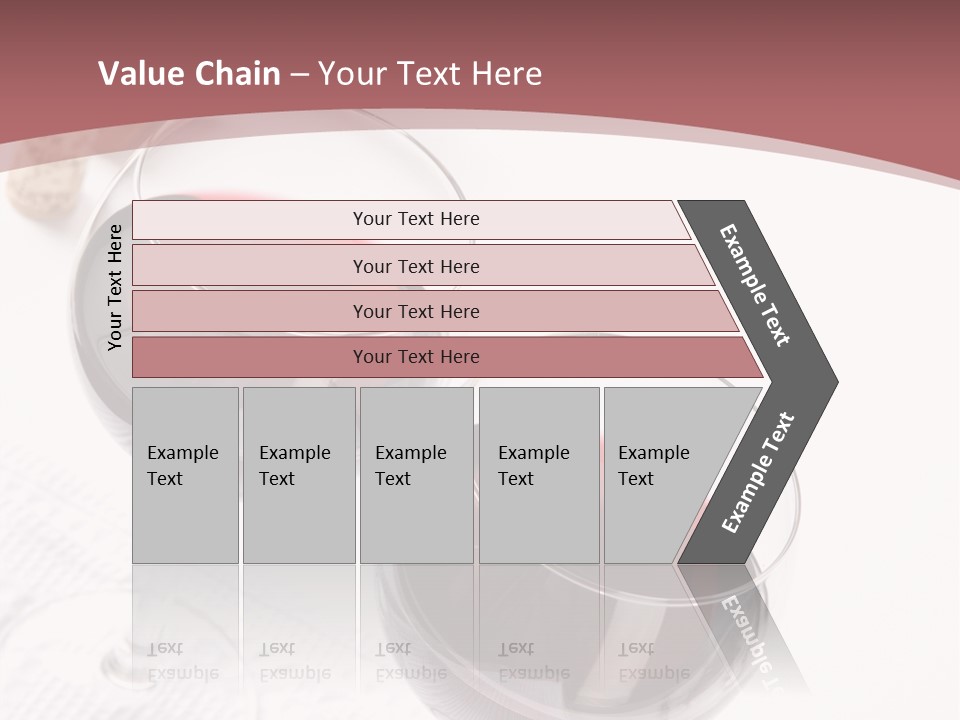 Wine White Corks PowerPoint Template