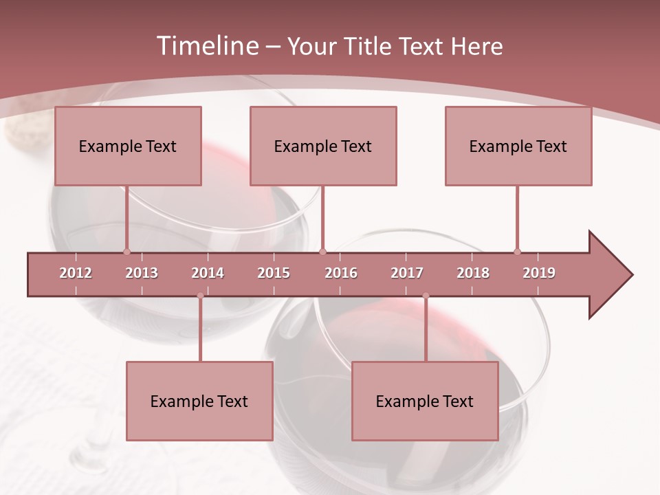 Wine White Corks PowerPoint Template