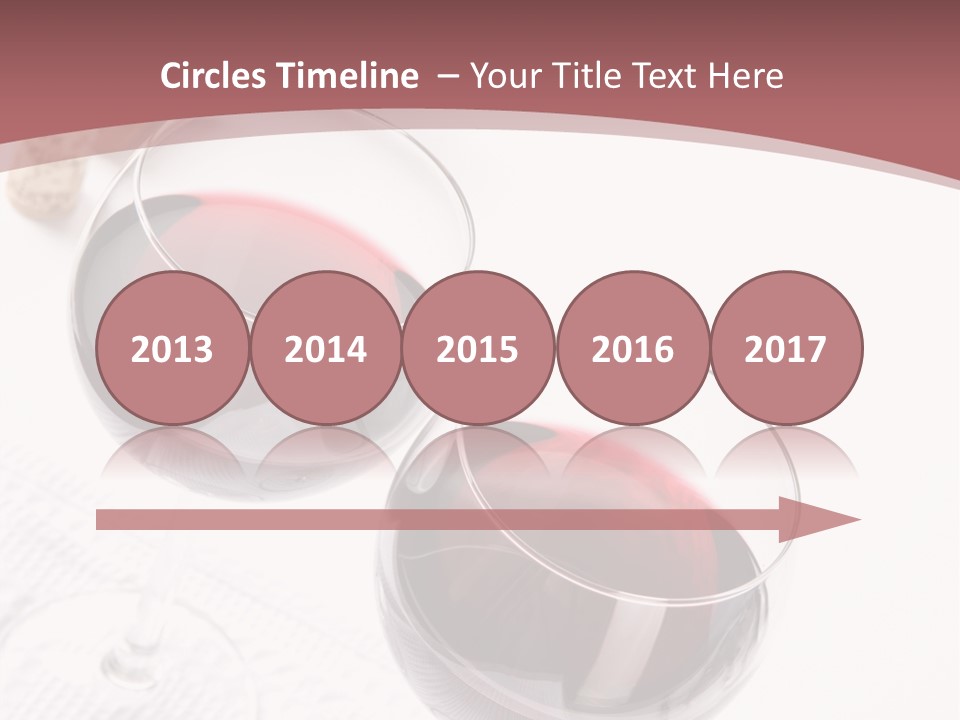 Wine White Corks PowerPoint Template