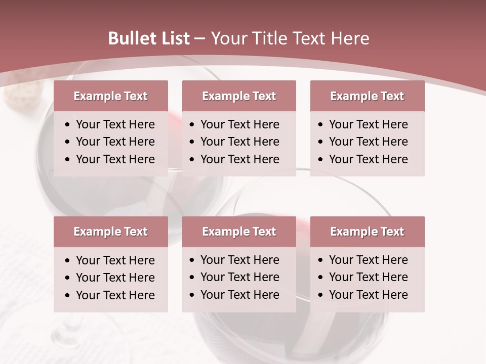 Wine White Corks PowerPoint Template