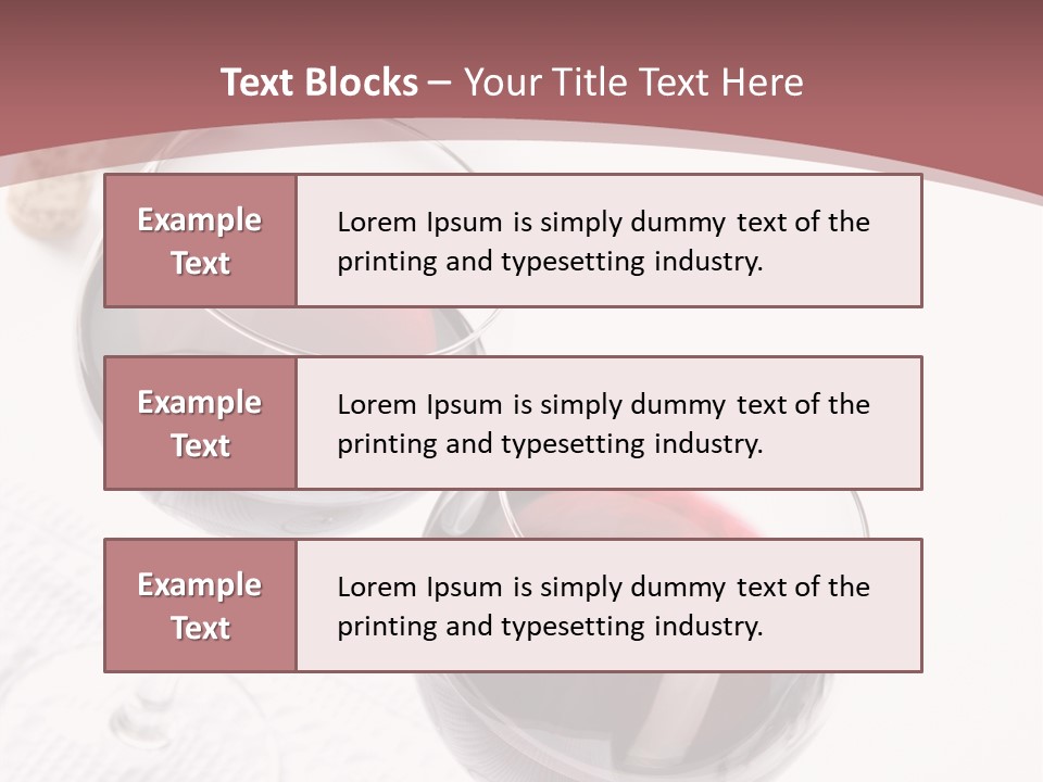 Wine White Corks PowerPoint Template