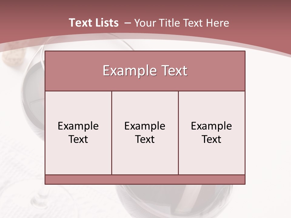 Wine White Corks PowerPoint Template