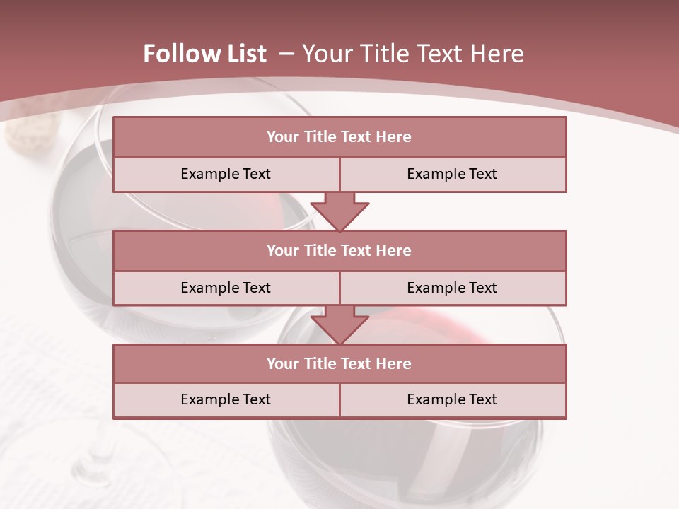 Wine White Corks PowerPoint Template