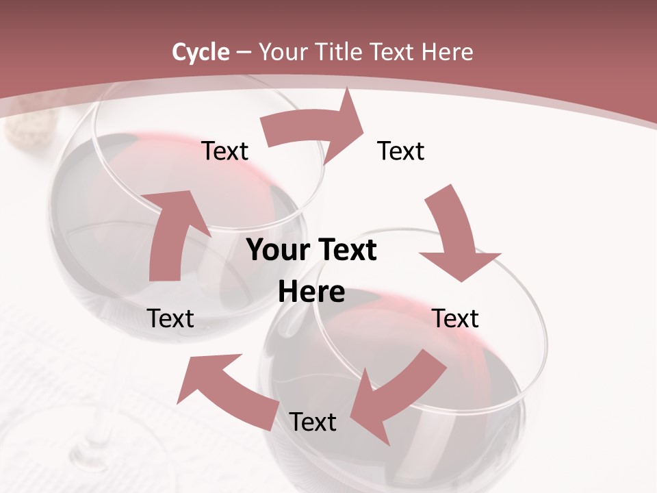 Wine White Corks PowerPoint Template