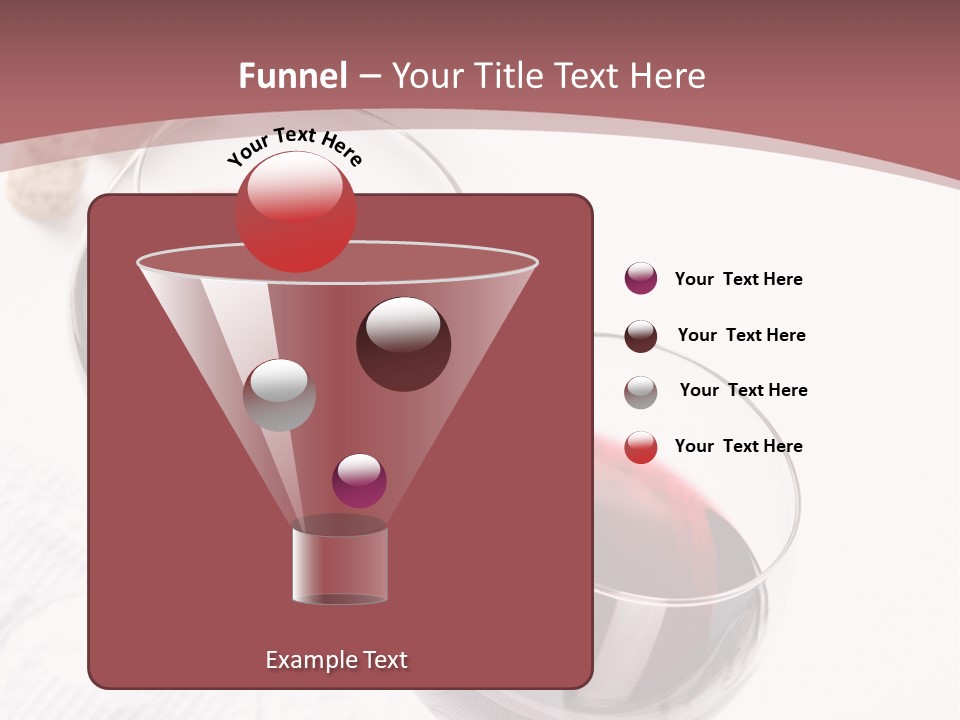 Wine White Corks PowerPoint Template