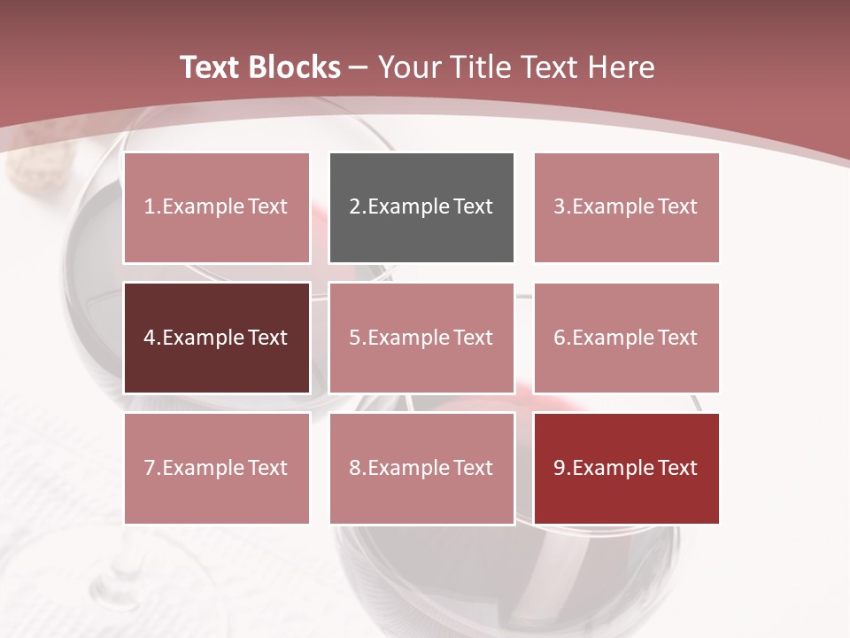 Wine White Corks PowerPoint Template