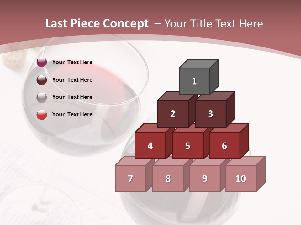 Wine White Corks PowerPoint Template