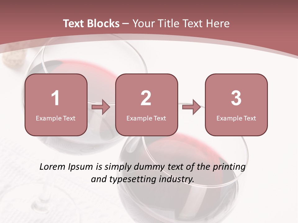 Wine White Corks PowerPoint Template