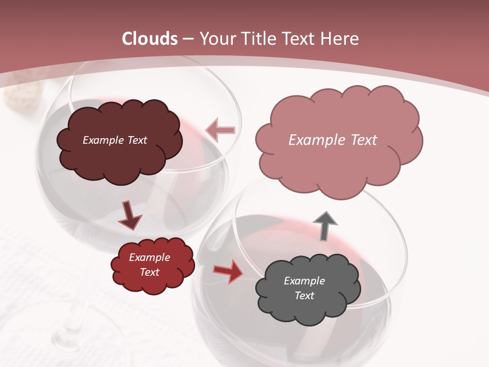 Wine White Corks PowerPoint Template