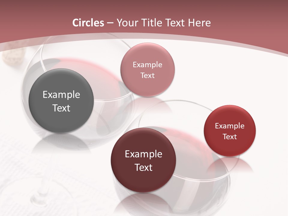 Wine White Corks PowerPoint Template