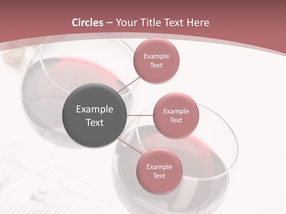 Wine White Corks PowerPoint Template