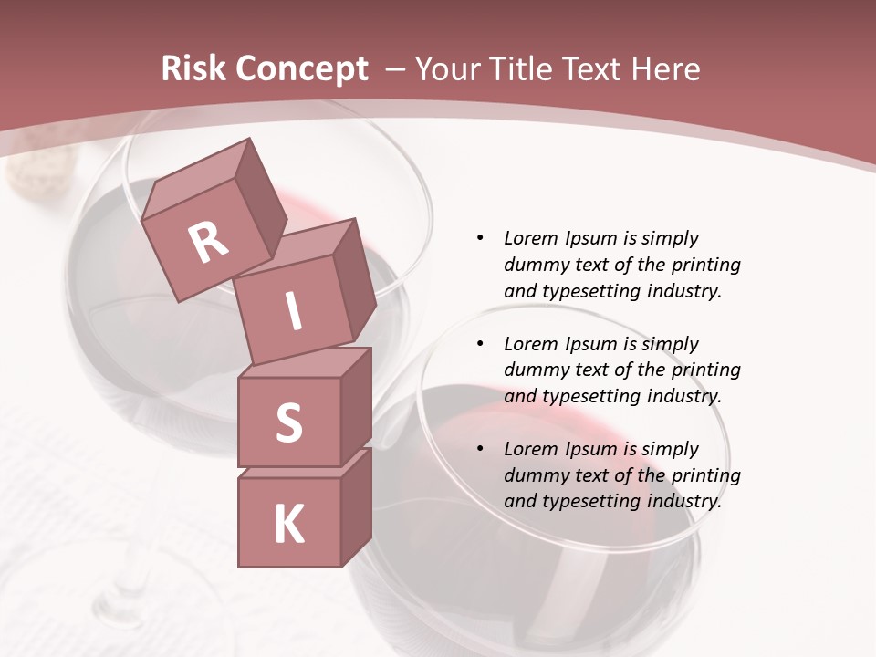 Wine White Corks PowerPoint Template