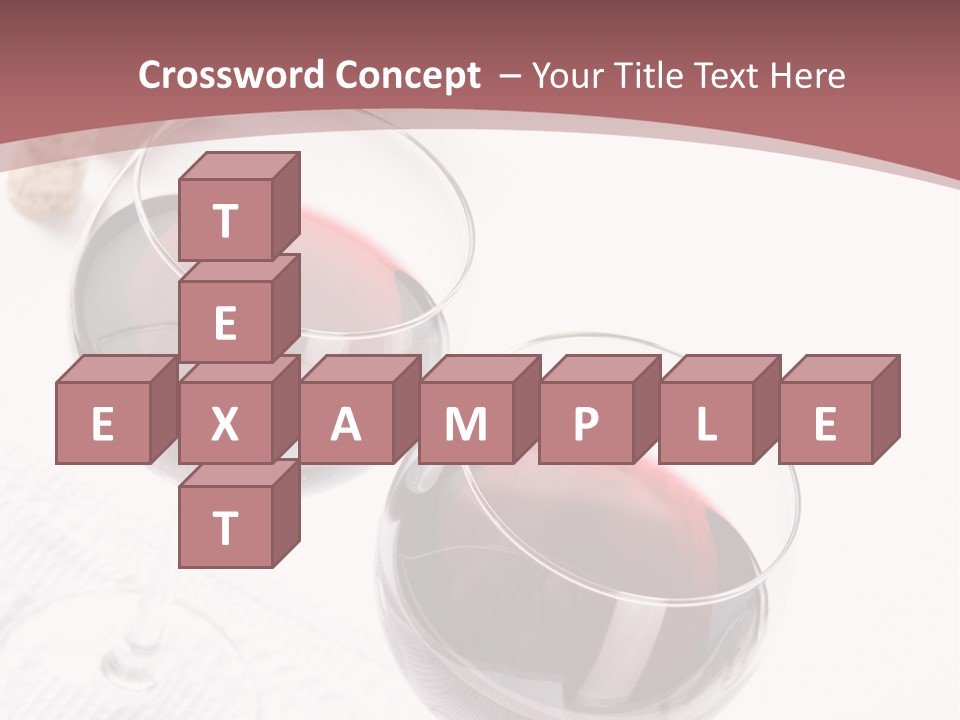 Wine White Corks PowerPoint Template