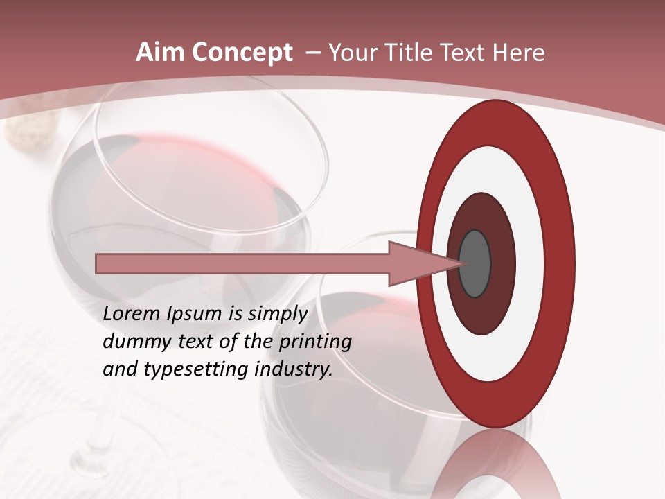 Wine White Corks PowerPoint Template