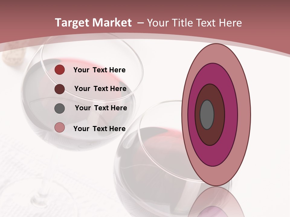 Wine White Corks PowerPoint Template