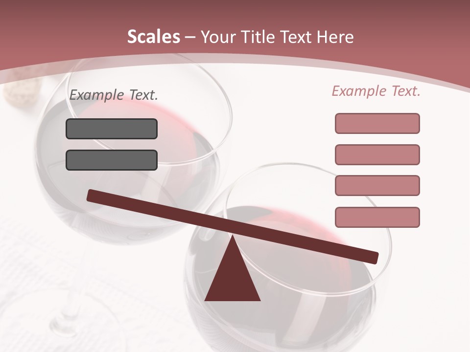 Wine White Corks PowerPoint Template