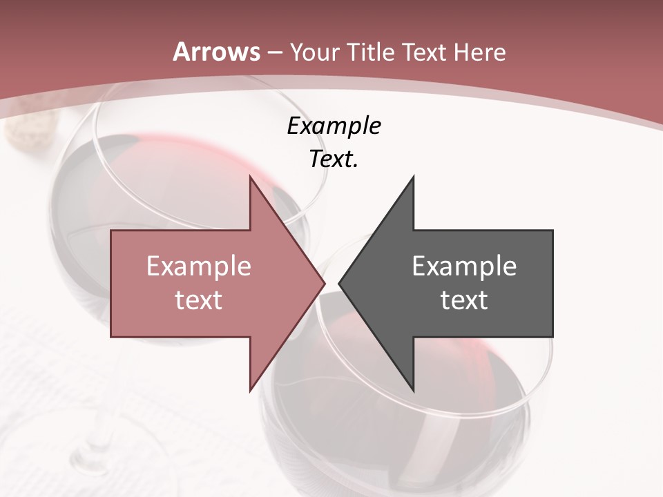 Wine White Corks PowerPoint Template