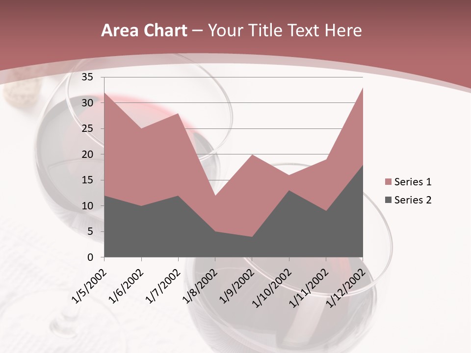 Wine White Corks PowerPoint Template