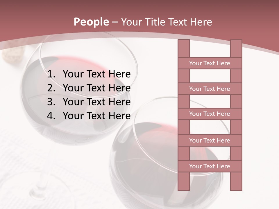 Wine White Corks PowerPoint Template