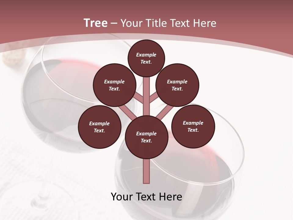 Wine White Corks PowerPoint Template