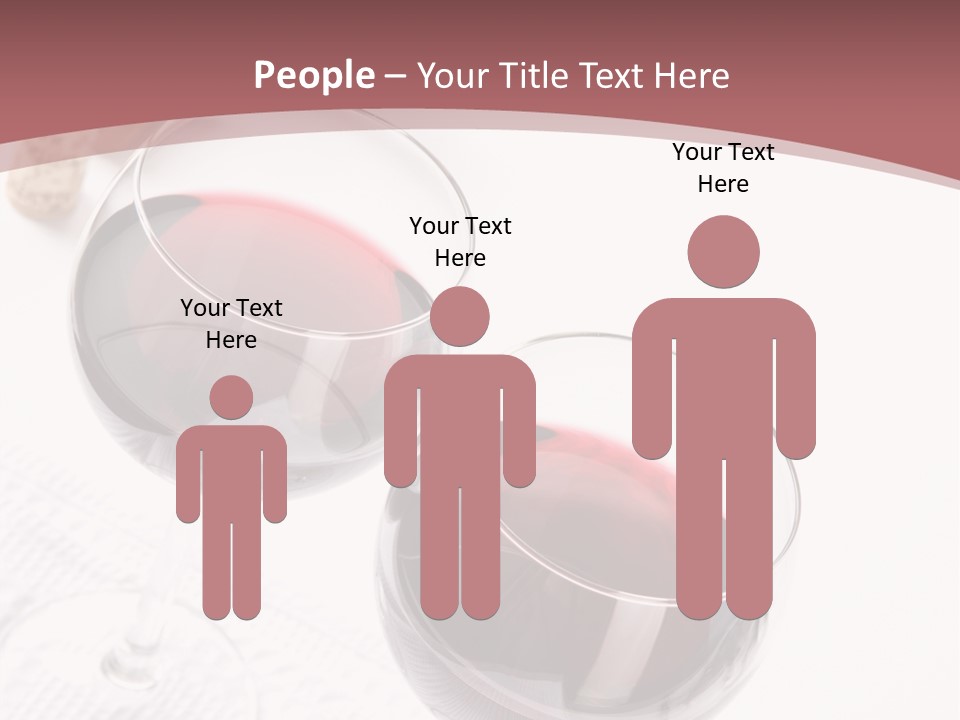 Wine White Corks PowerPoint Template