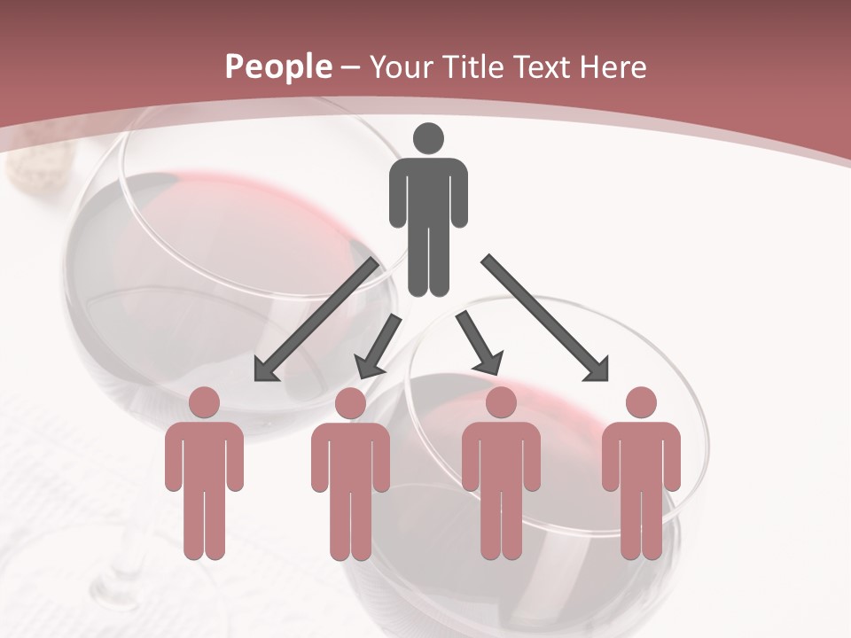 Wine White Corks PowerPoint Template