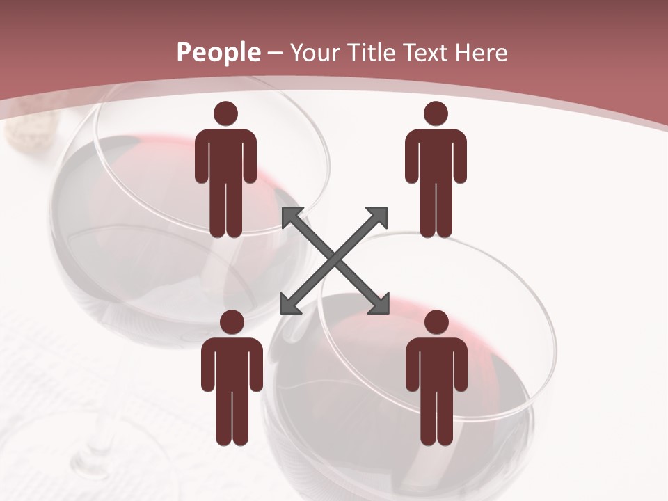 Wine White Corks PowerPoint Template