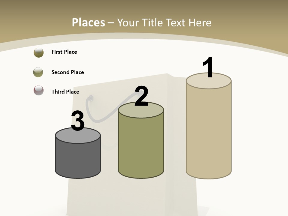Empty Merchandise Handle PowerPoint Template