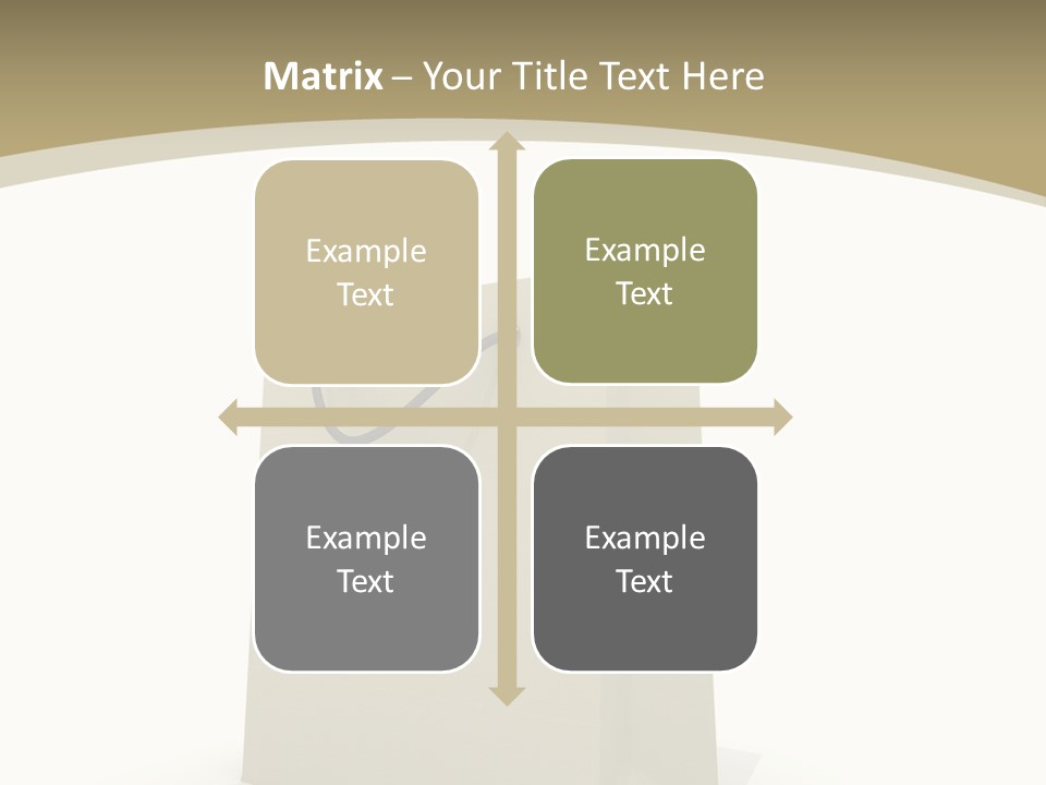 Empty Merchandise Handle PowerPoint Template