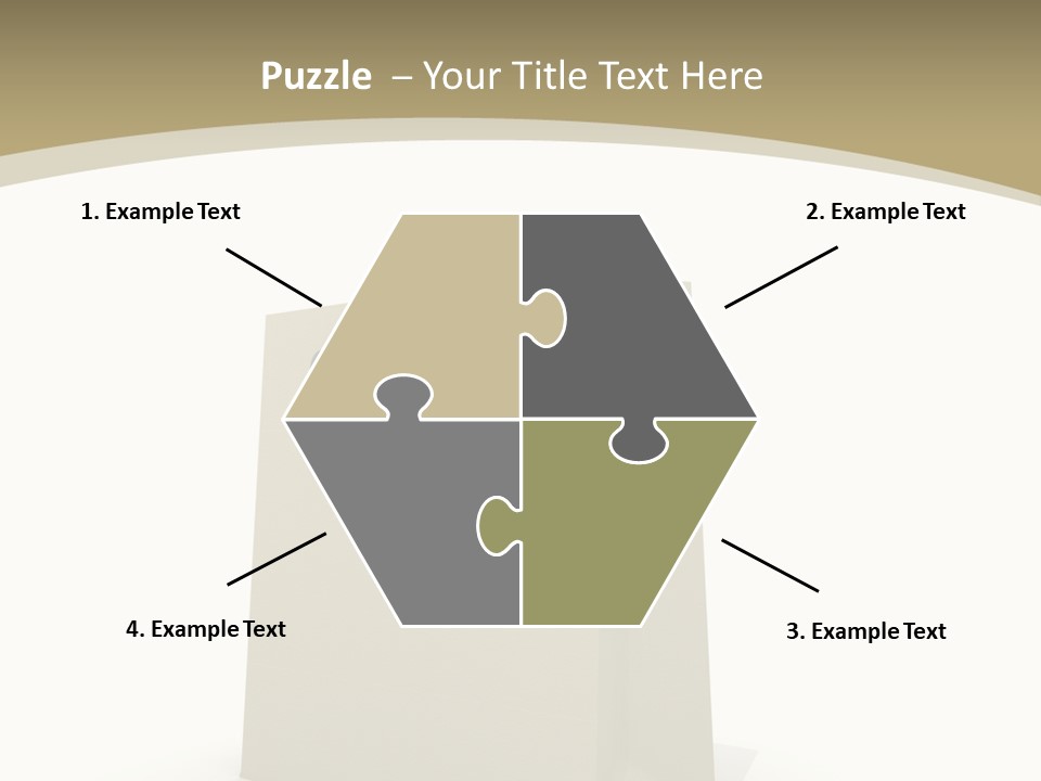 Empty Merchandise Handle PowerPoint Template