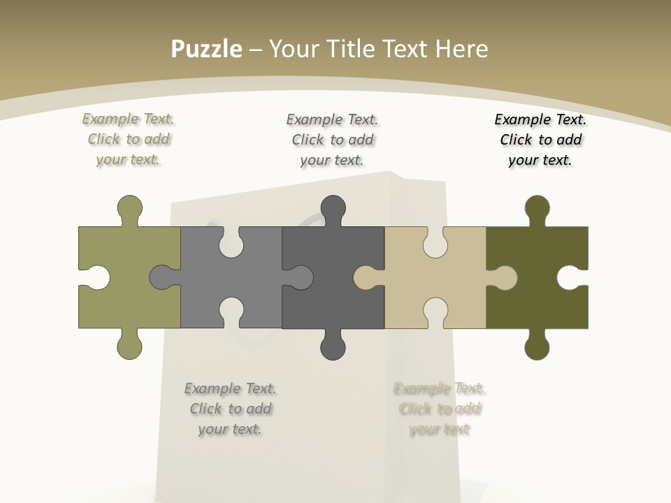 Empty Merchandise Handle PowerPoint Template