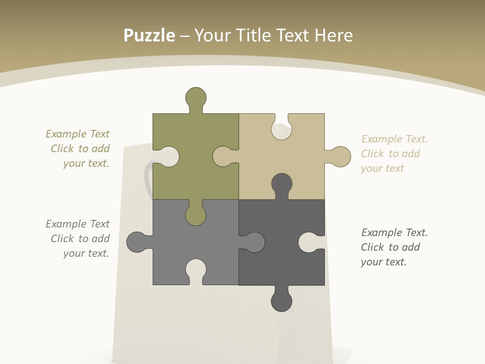 Empty Merchandise Handle PowerPoint Template