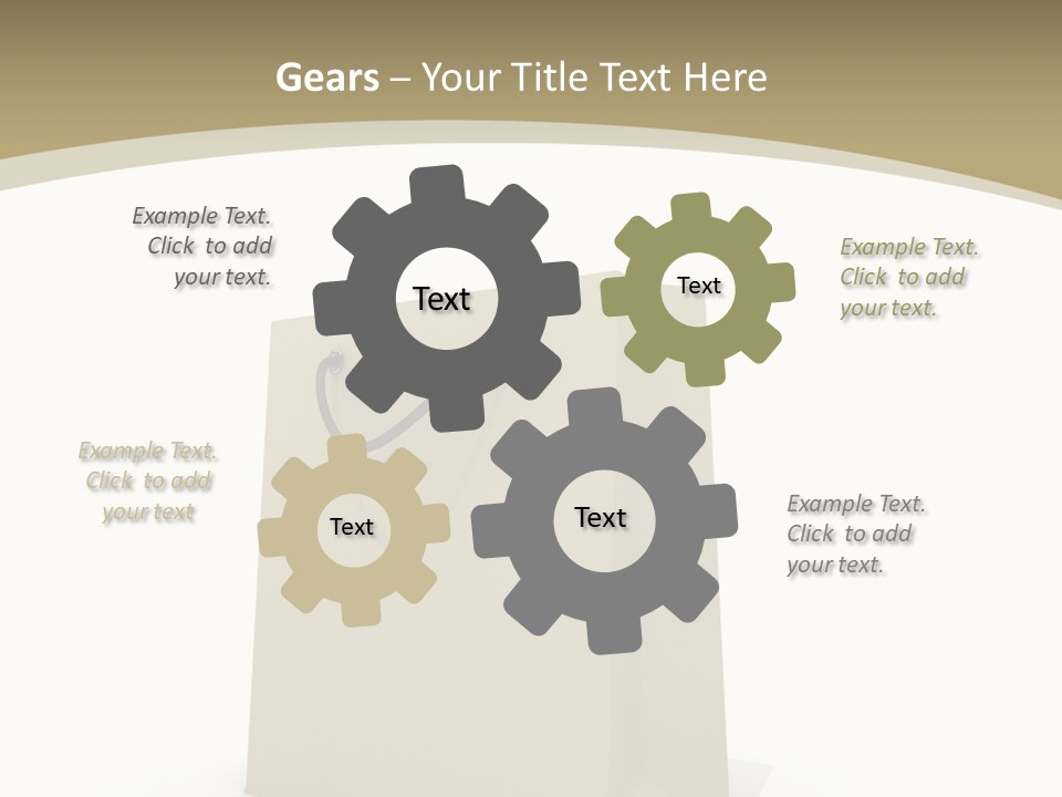 Empty Merchandise Handle PowerPoint Template
