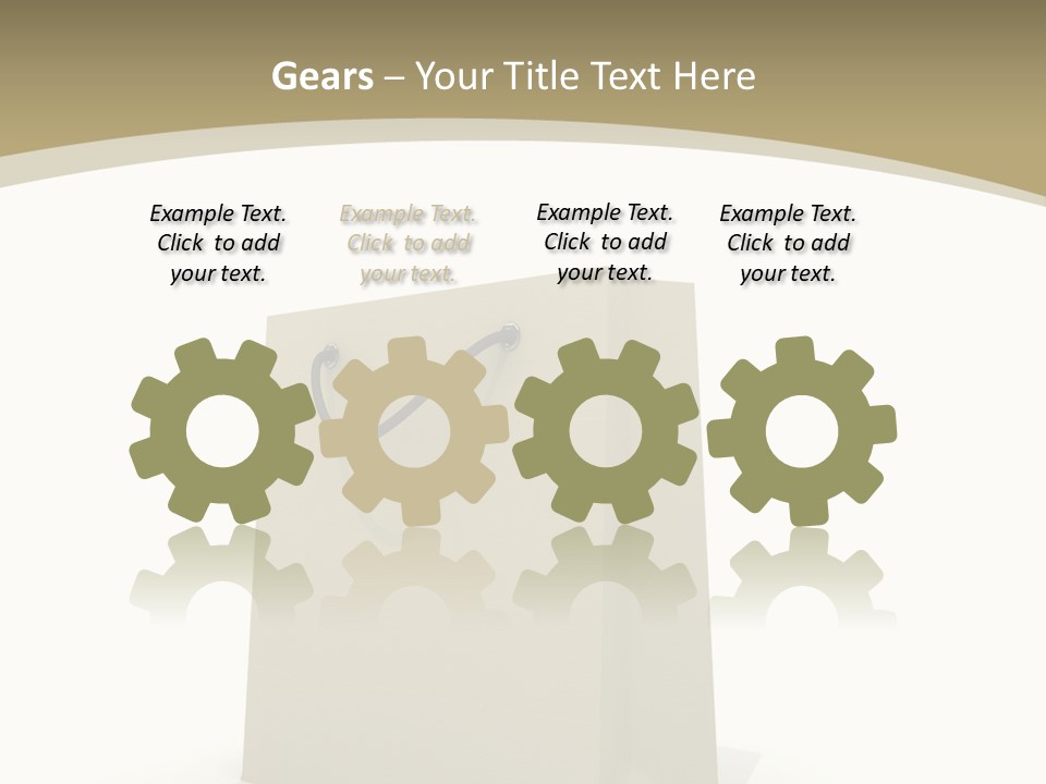 Empty Merchandise Handle PowerPoint Template