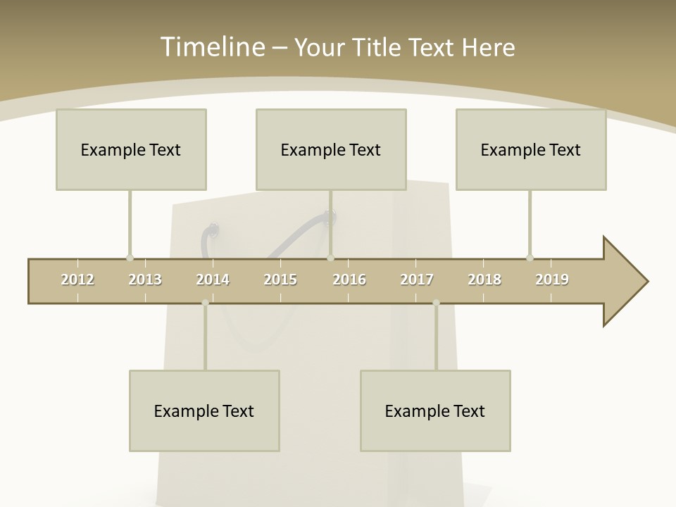 Empty Merchandise Handle PowerPoint Template