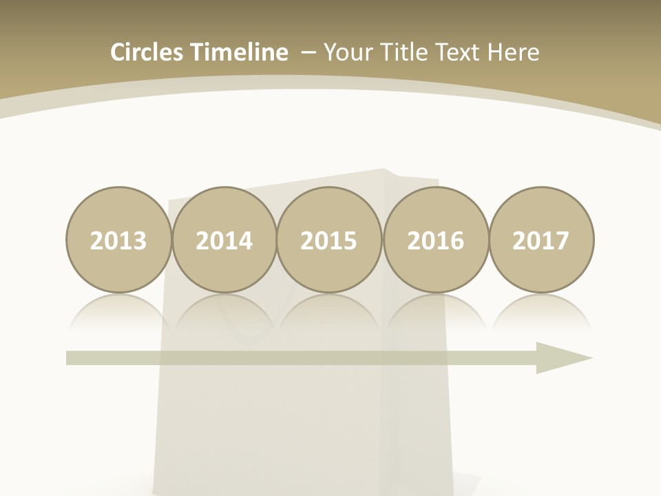 Empty Merchandise Handle PowerPoint Template