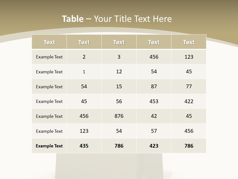 Empty Merchandise Handle PowerPoint Template