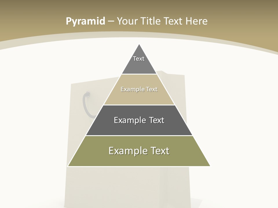 Empty Merchandise Handle PowerPoint Template